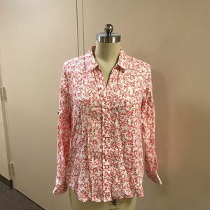 Tommy Bahama Coral Floral Button-Down Shirt